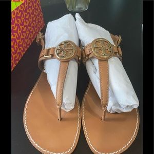 Tory Burch Royal tan Cassia Thong sandal size 11
